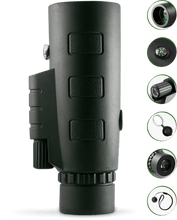 Load image into Gallery viewer, Starscope Monocular - Best Rated 12X50 High Power HD Monocular with Smartphone Holder & Tripod – Waterproof Monocular Telescope
