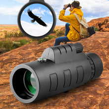 Load image into Gallery viewer, Starscope Monocular - Best Rated 12X50 High Power HD Monocular with Smartphone Holder &amp; Tripod – Waterproof Monocular Telescope
